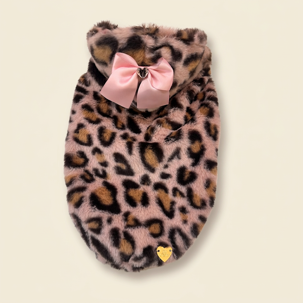 Pellicciotto leo Pink