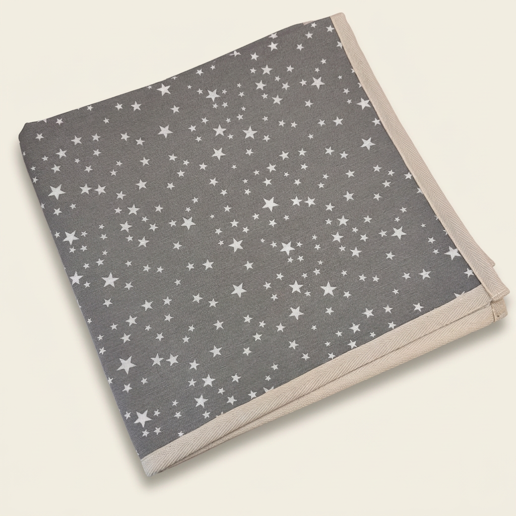 Traversina lavabile Stelle grigie 60x60cm
