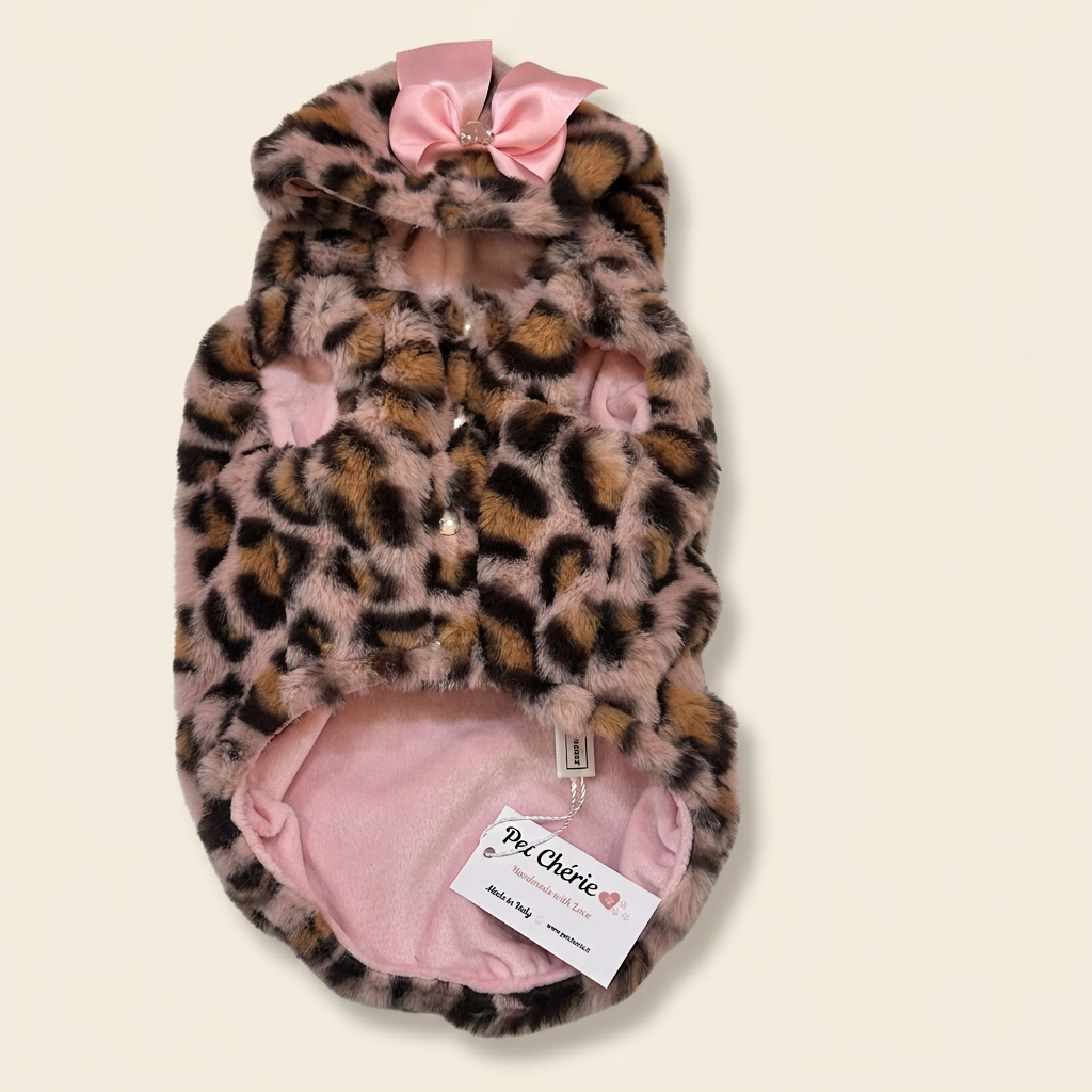 Pellicciotto leo Pink