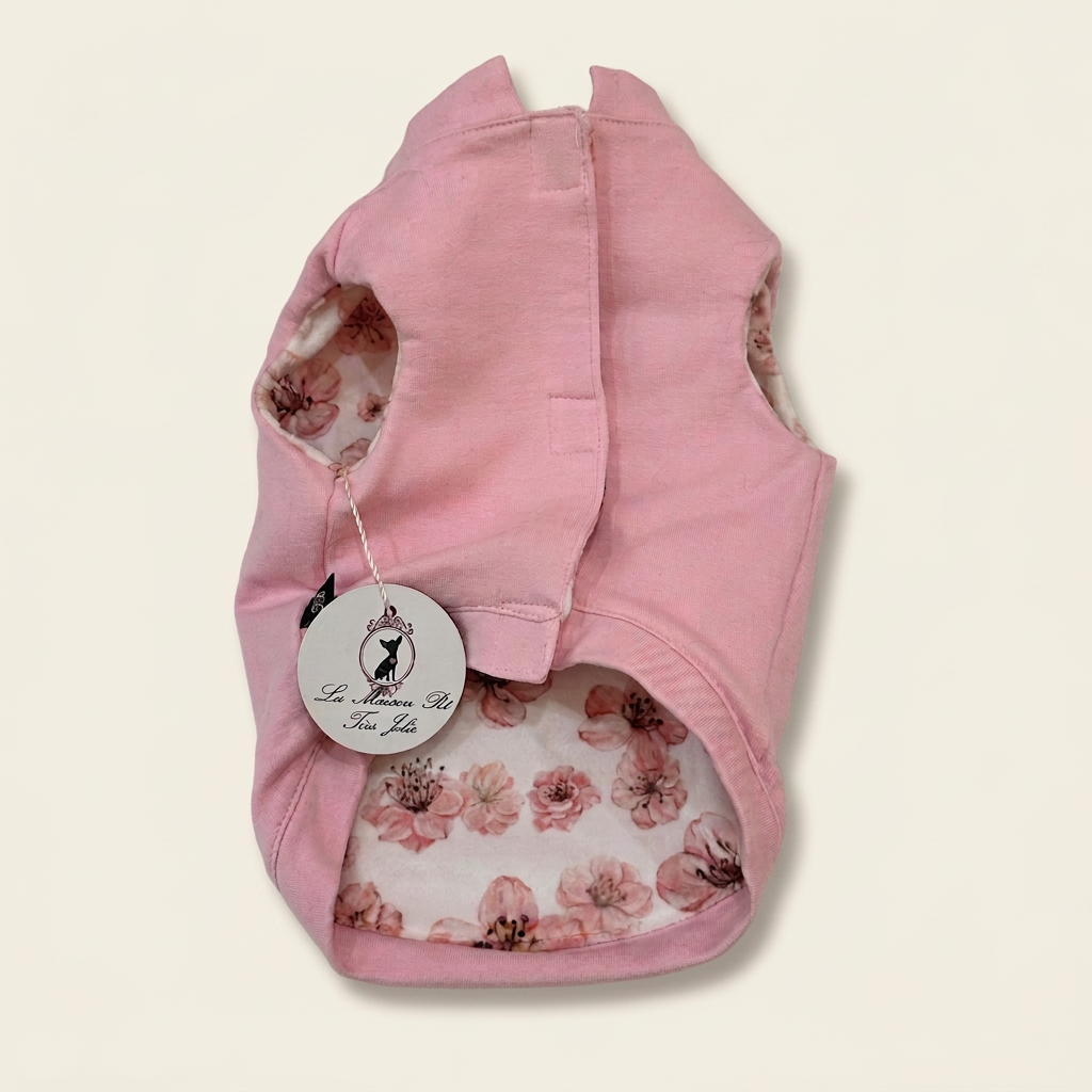 Bomberino reversibile fiori