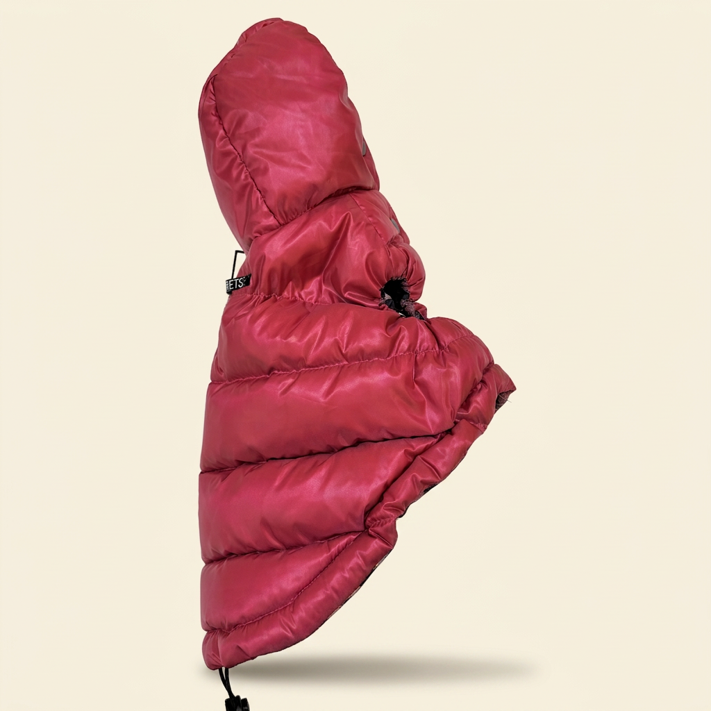 Piumino leo fragola