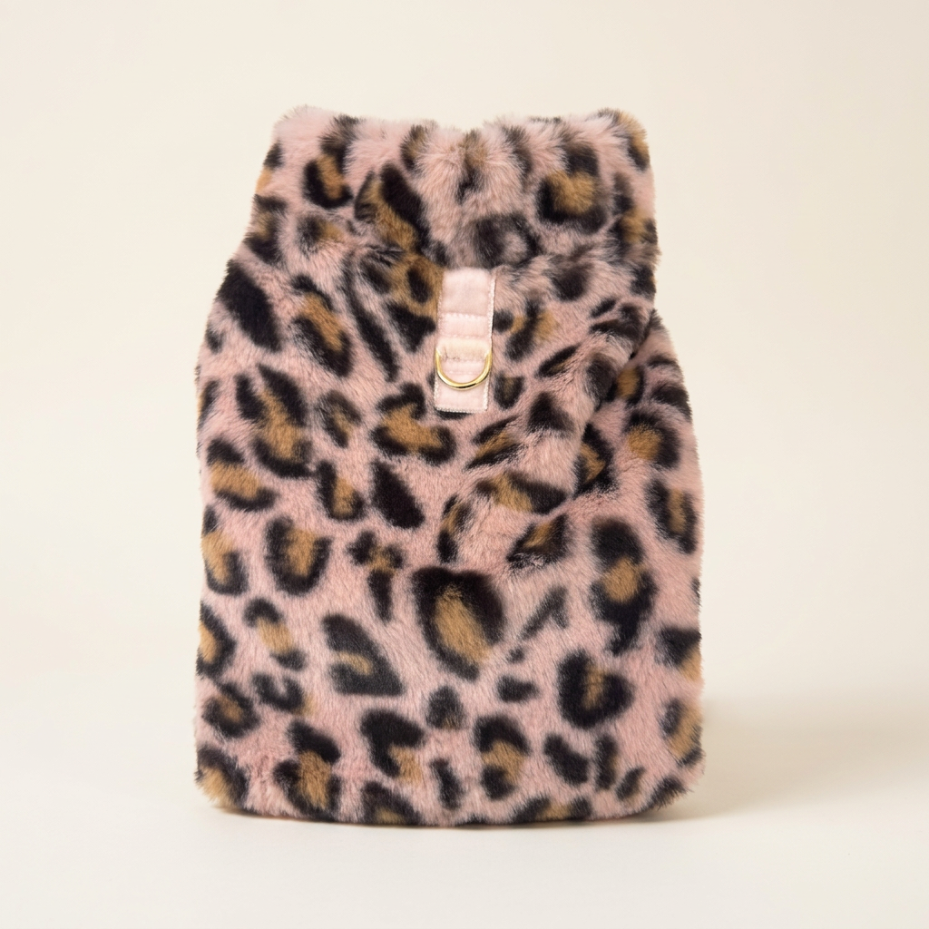 Pellicciotto leo Pink