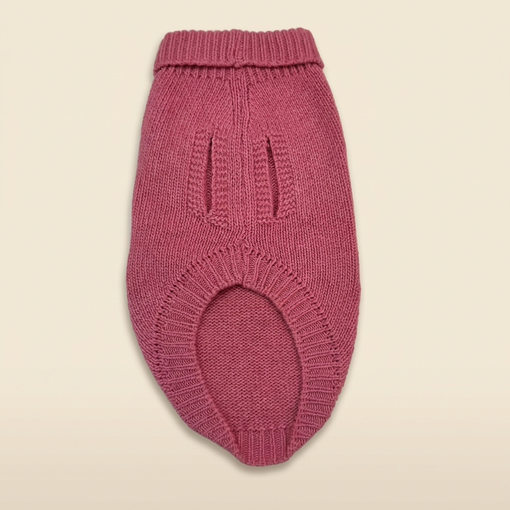 Maglioncino fragola trecce