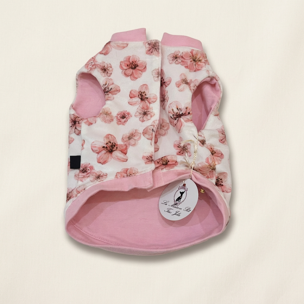 Bomberino reversibile fiori