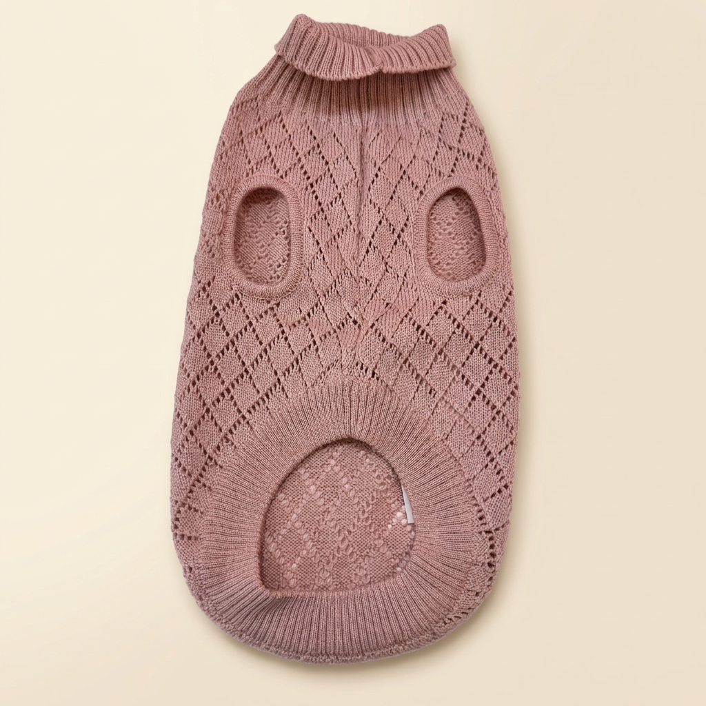 Pull Traforato pink