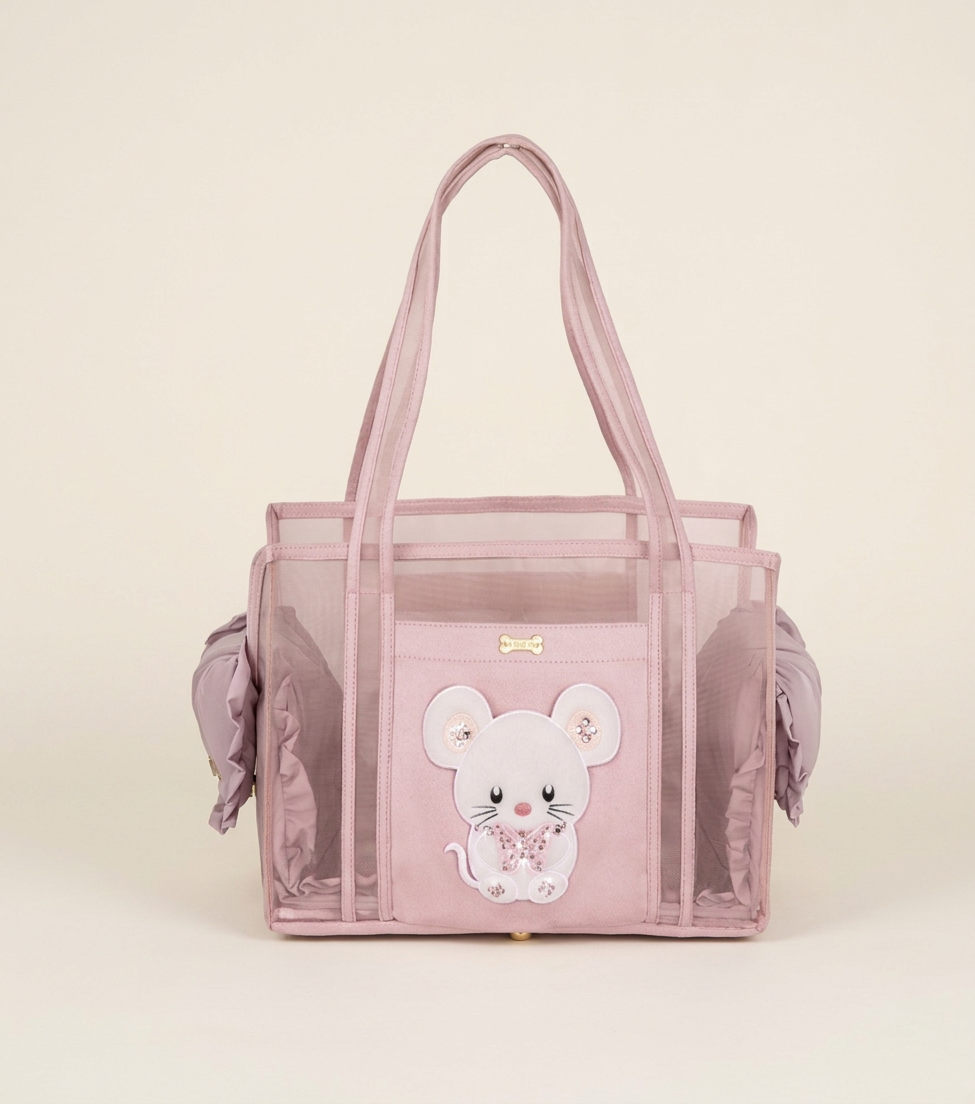 TopoMio Pink Suede Bag