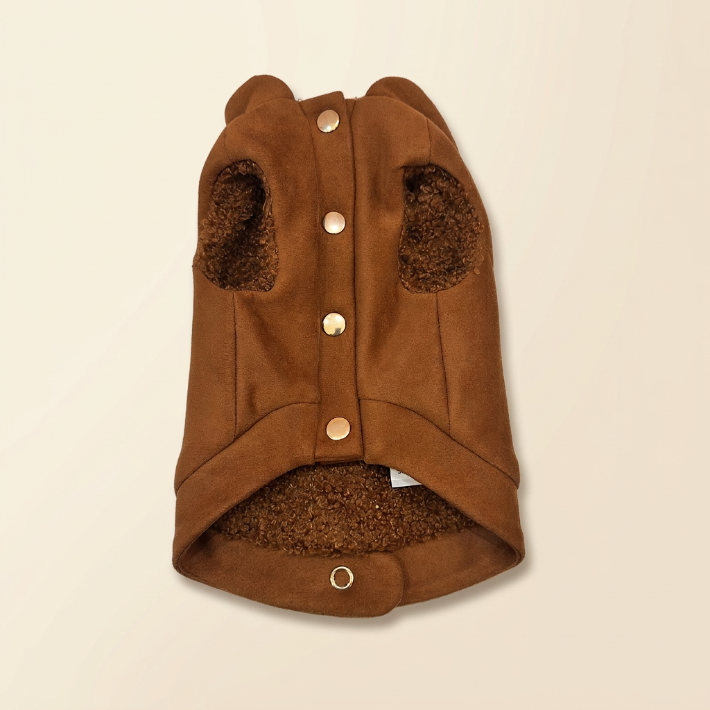 Giubettino in Suede cioccolato