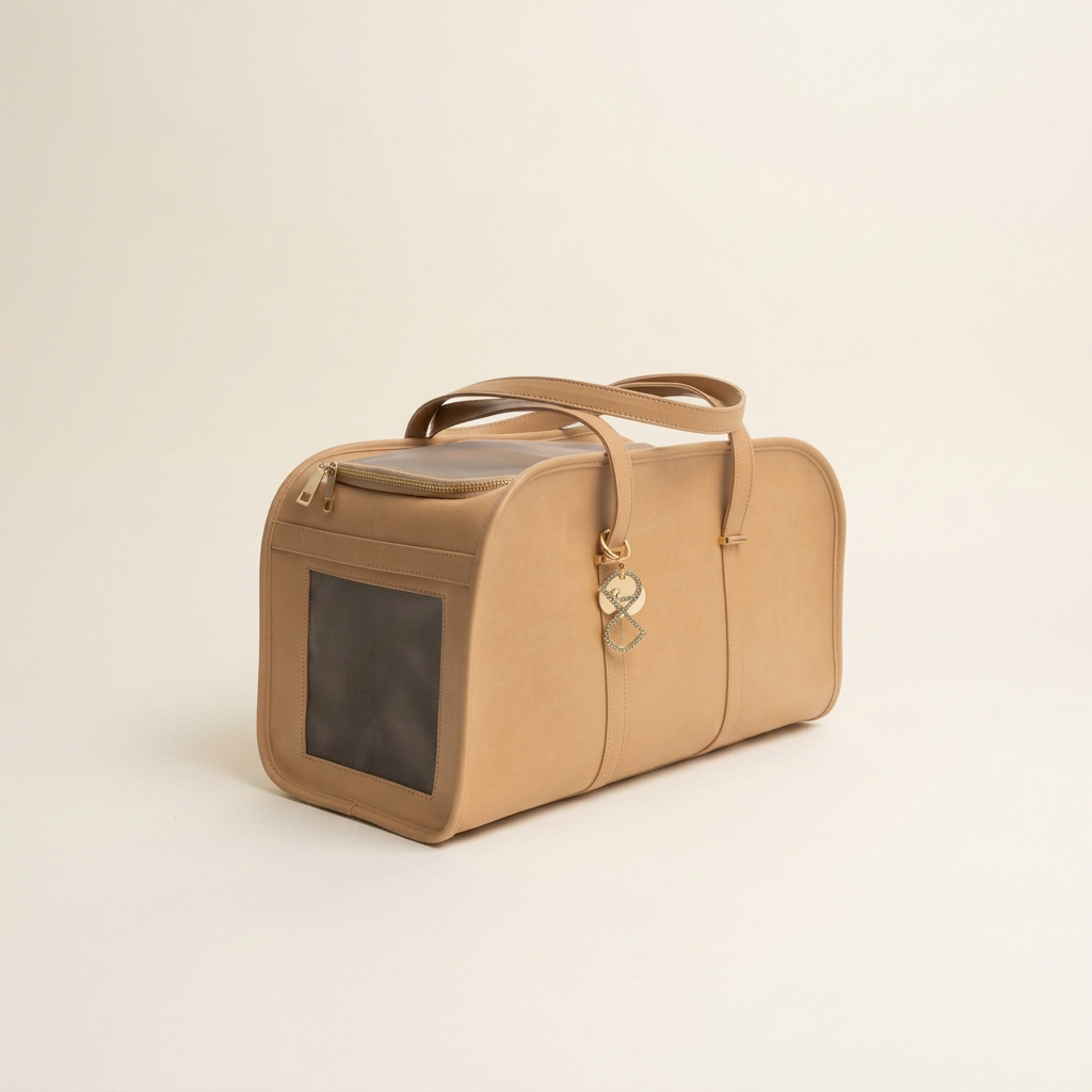 Trasportino Omologato Beige