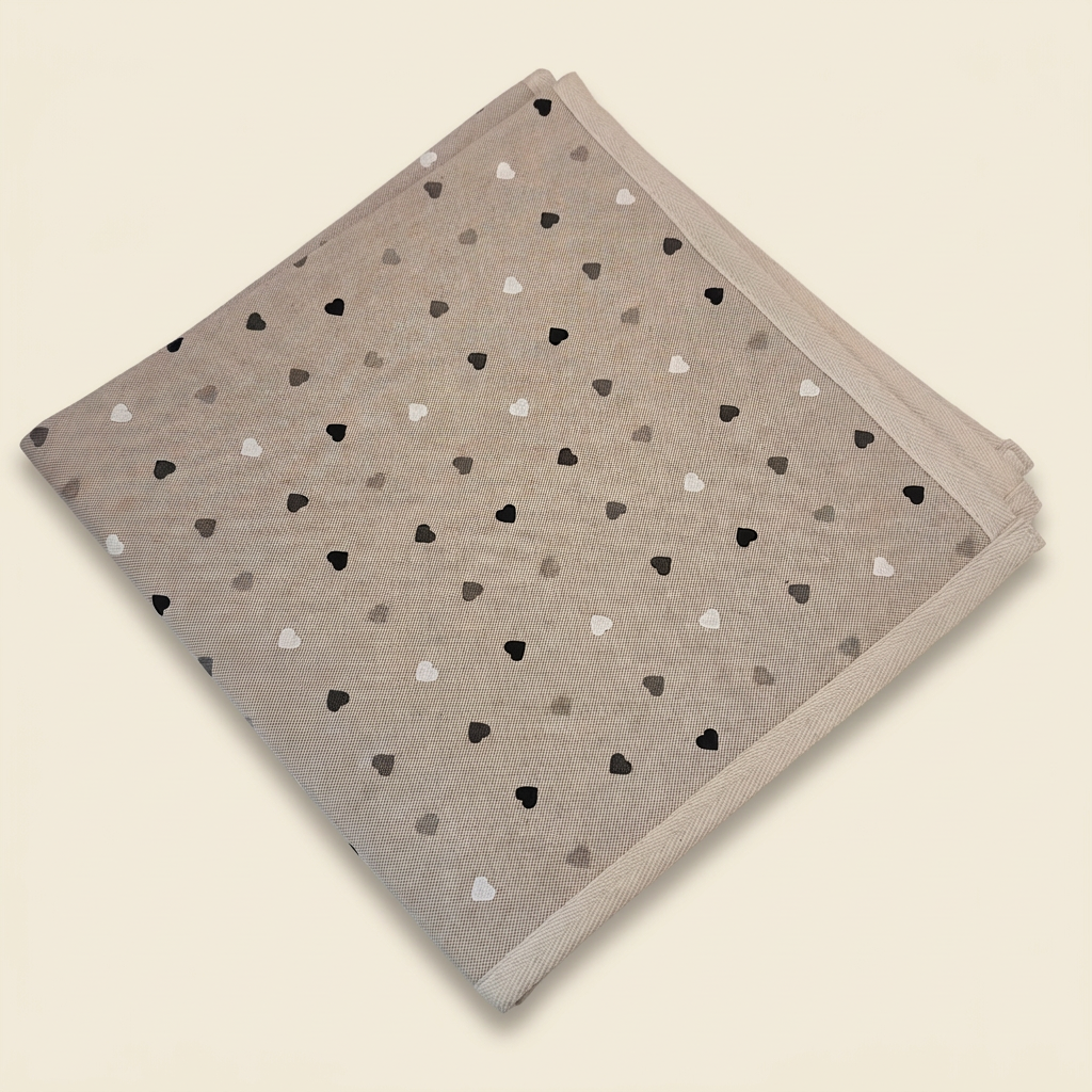 Traversina lavabile cuori 60x60cm