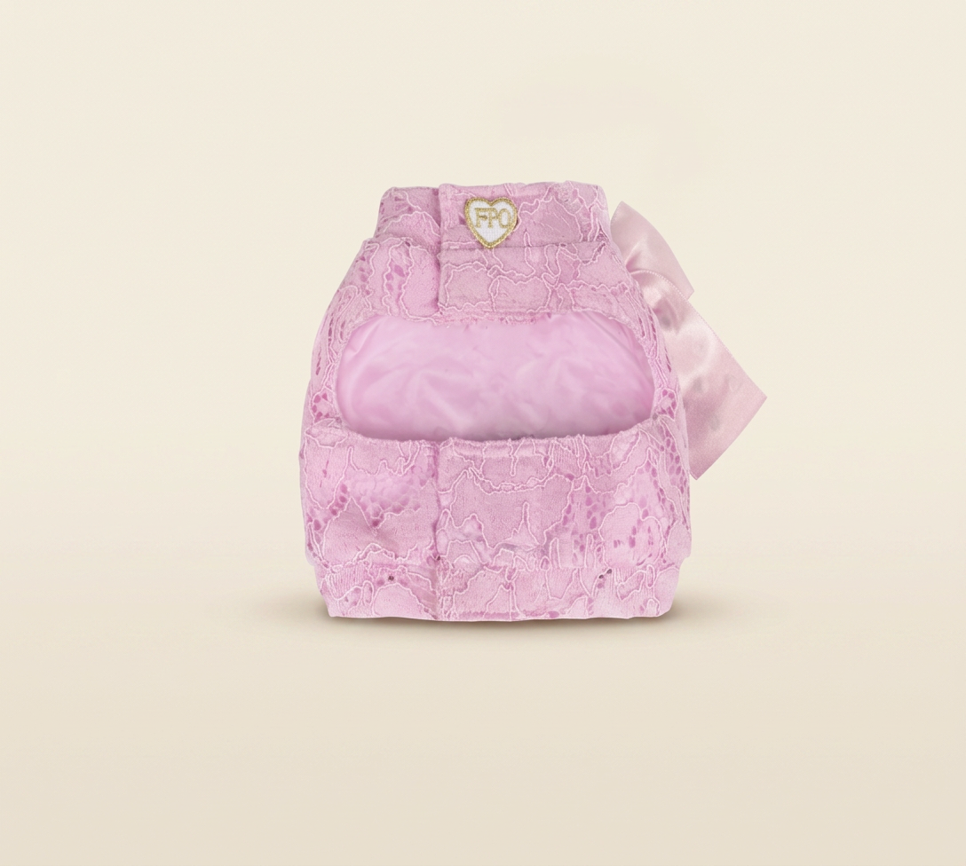 Lace Harness Jacket Pink