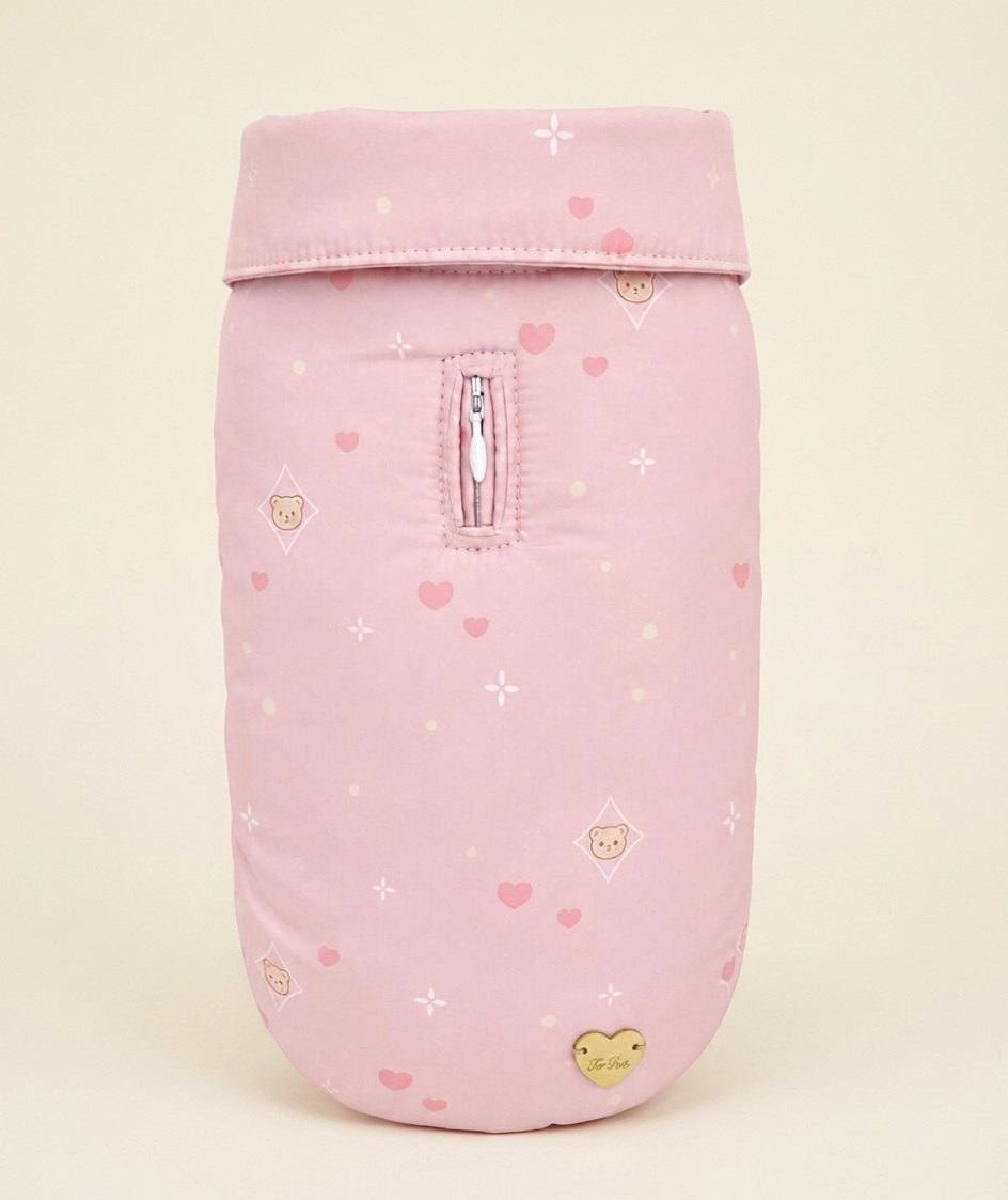 Piumino Teddy Pink